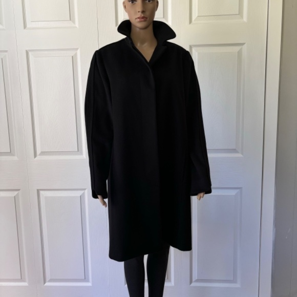 Piazza Sempione made in Italy black wool and cashmere button up jacket EU 46 - Picture 17 of 17